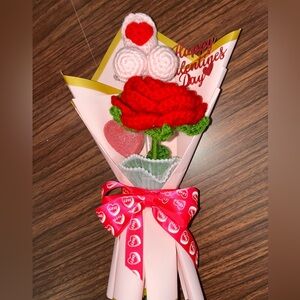 Handcrafted Crochet Rose Bouquet